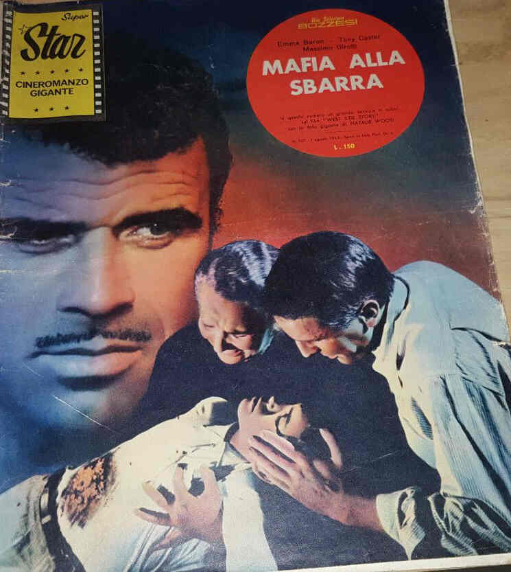 SUPER STAR CINEROMANZO GIGANTE magazine side cover Issue 107  August 1963