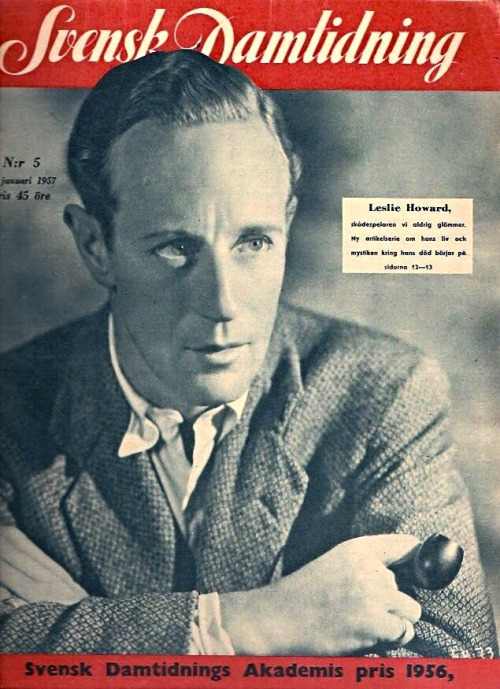 SVENSK DAMTIDNING magazine side cover Issue 5 January 1957