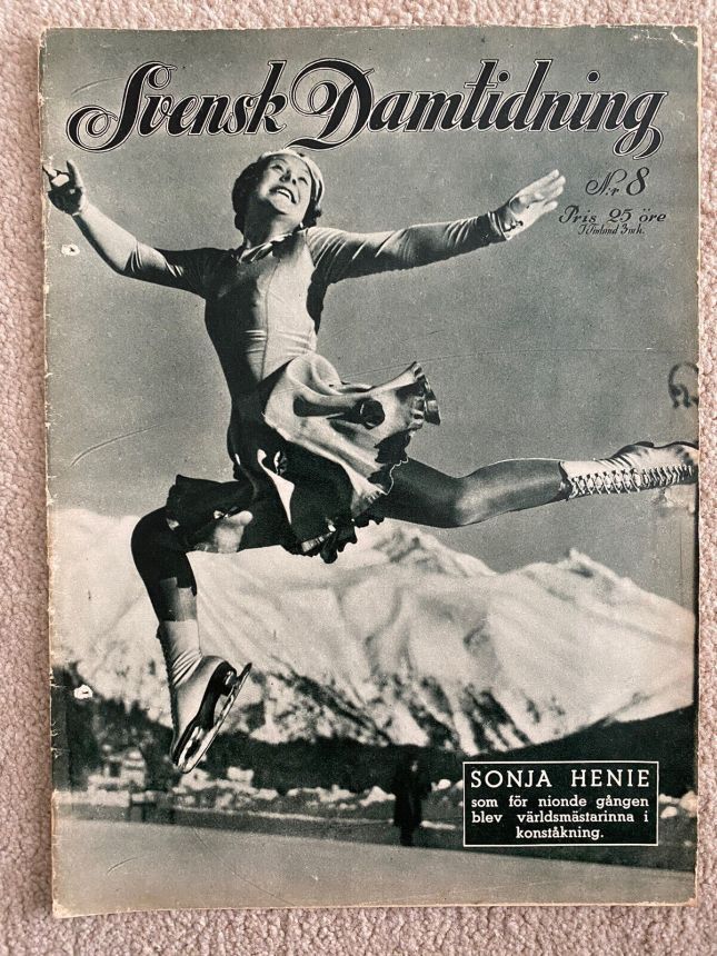 SVENSK DAMTIDNING magazine side cover Issue 8 23 February 1935