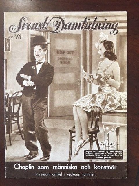 SVENSK DAMTIDNING magazine side cover Issue 13   1936