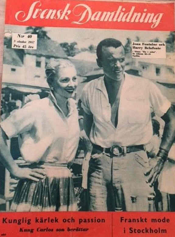 SVENSK DAMTIDNING magazine side cover Issue 40 3 October 1957