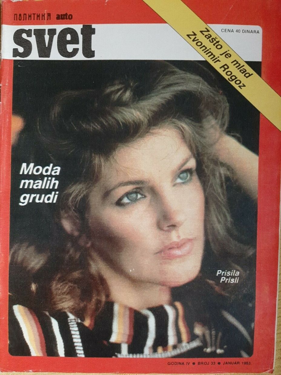 SVET magazine side cover Issue 33  January 1983