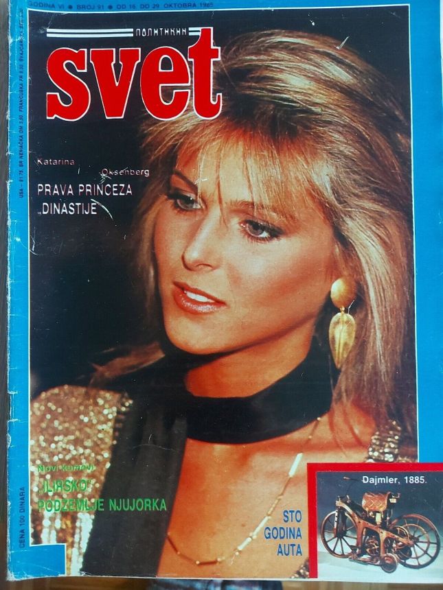 SVET magazine side cover Issue 91 29 October 1985