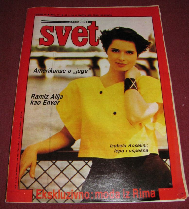 SVET magazine side cover Issue 101 18 March 1986