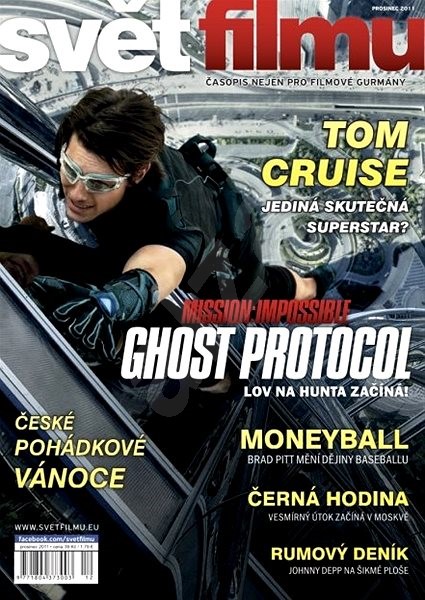 SVET FILMU magazine side cover December 2011