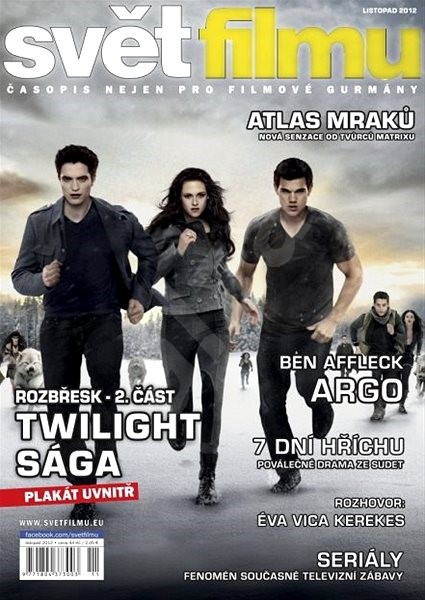 SVET FILMU magazine side cover November 2012