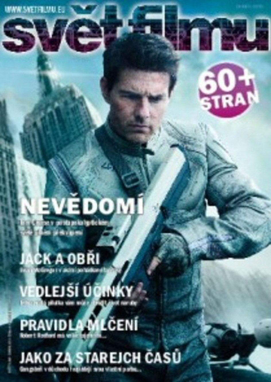 SVET FILMU magazine side cover  April 2013
