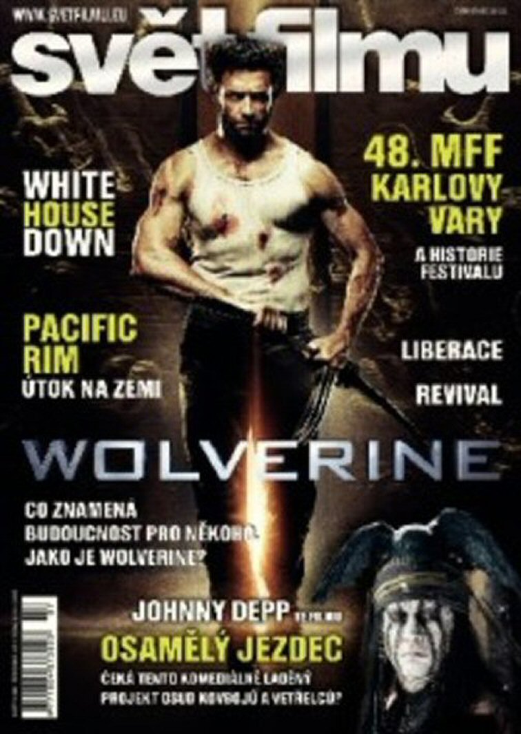 SVET FILMU magazine side cover  July 2013