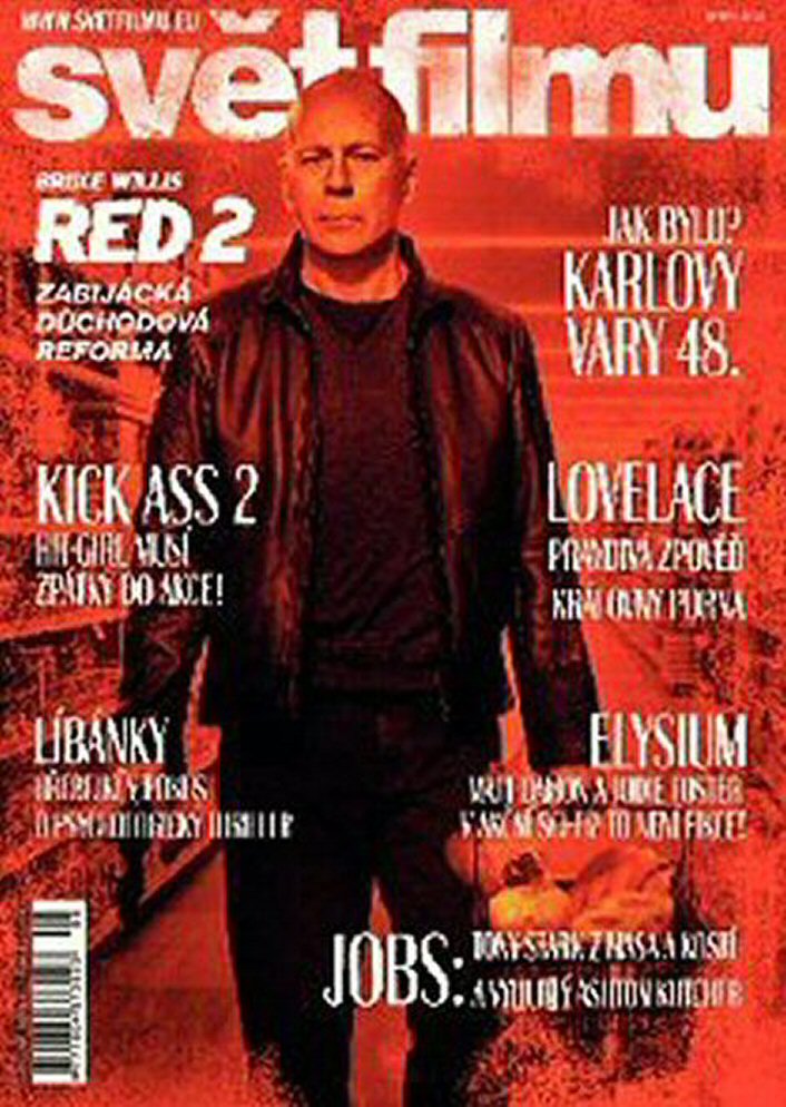 SVET FILMU magazine side cover  August 2013