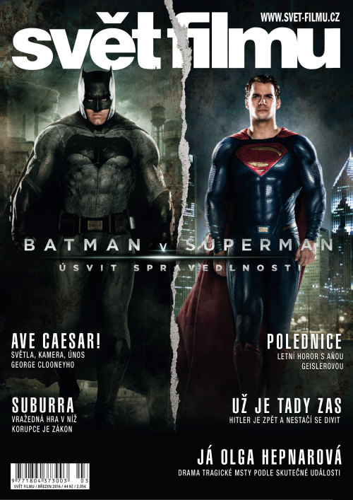 SVET FILMU magazine side cover March 2016