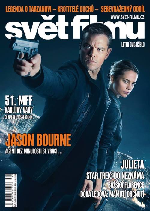 SVET FILMU magazine side cover July/August 2016