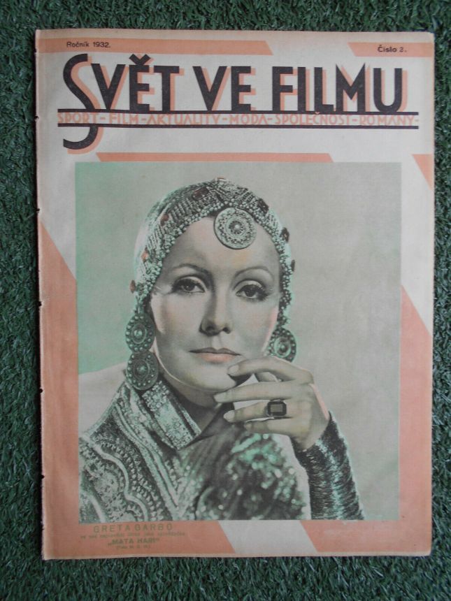 SVET  VE FILMU A OBRAZECH magazine side cover Issue 2   1932