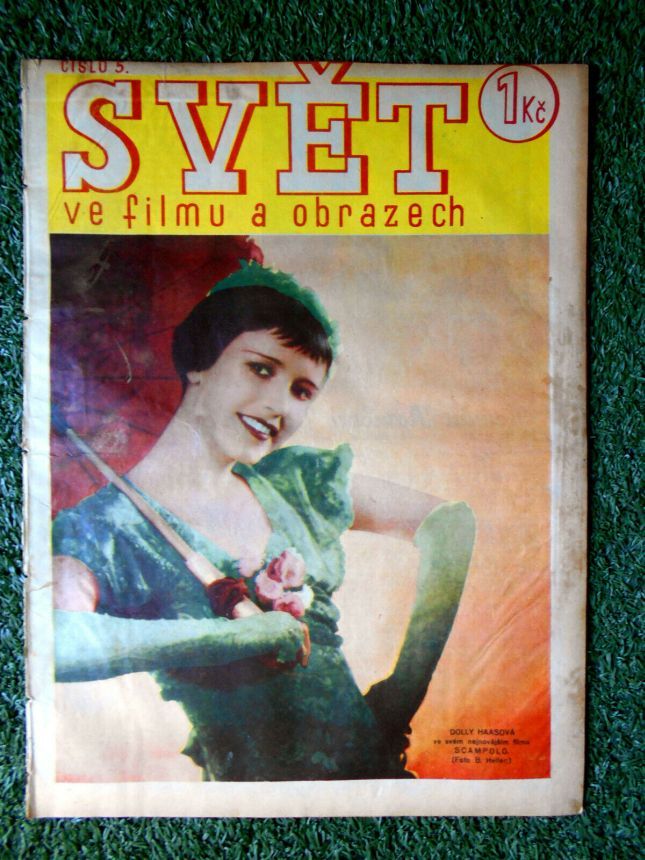 SVET  VE FILMU A OBRAZECH magazine side cover Issue 5   1933