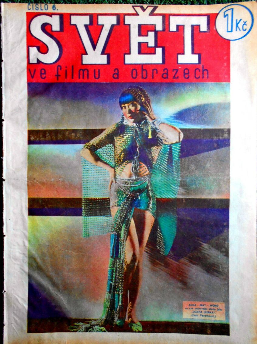 SVET  VE FILMU A OBRAZECH magazine side cover Issue 6   1933