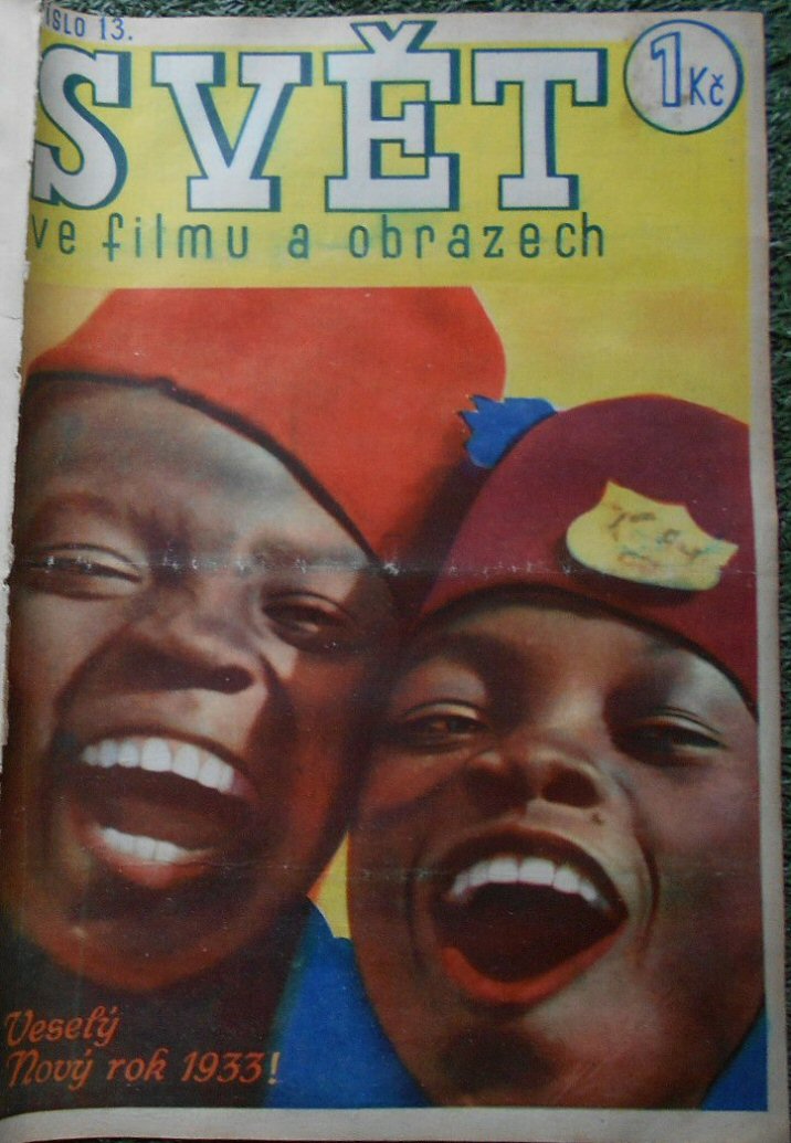 SVET  VE FILMU A OBRAZECH magazine side cover Issue 13   1934