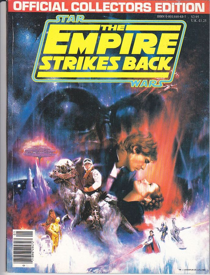 OFFICIAL MOVIE MAGAZINES magazine side cover  1980