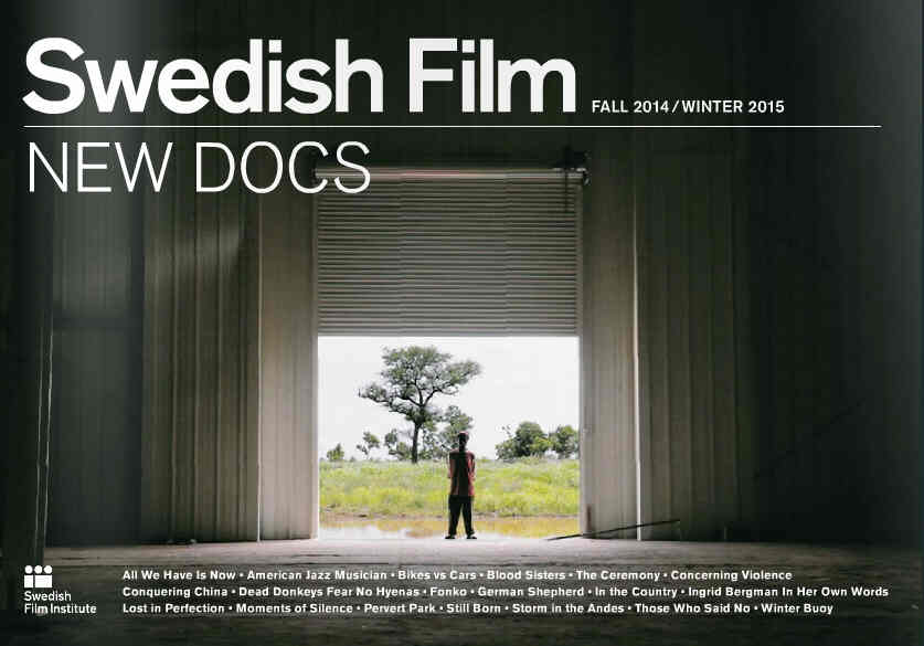SWEDISH FILM magazine side cover Issue 3 Fall 2014