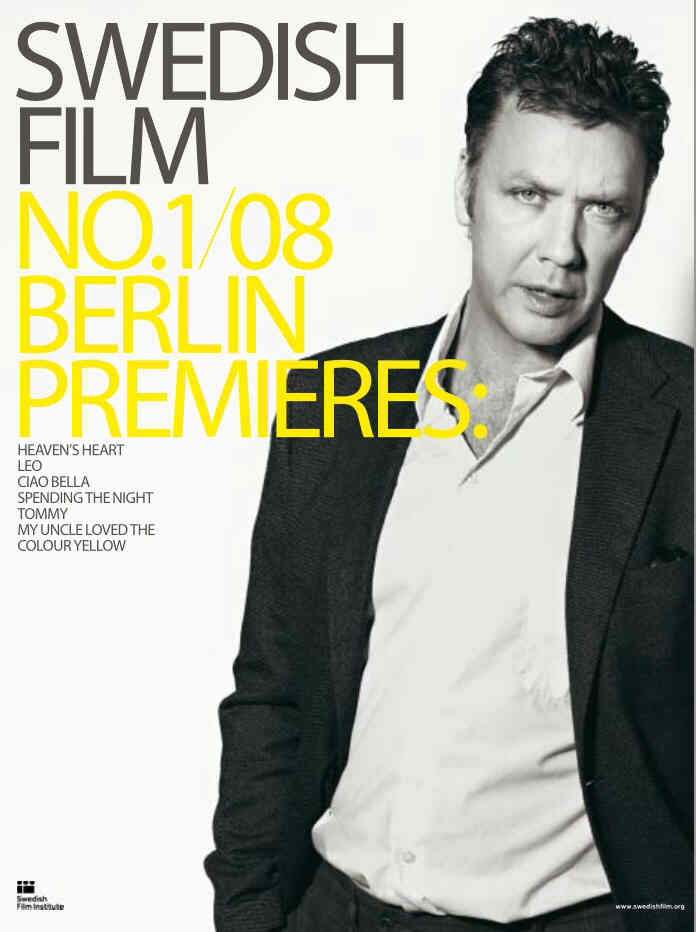 SWEDISH FILM magazine side cover Issue 1  2008