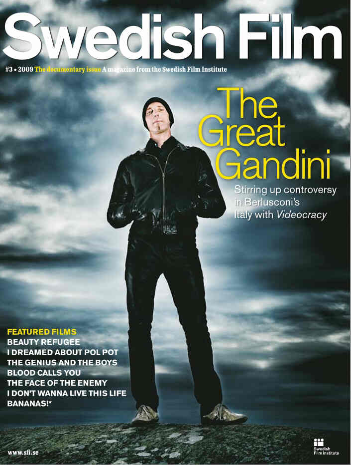 SWEDISH FILM magazine side cover Issue 3  2009