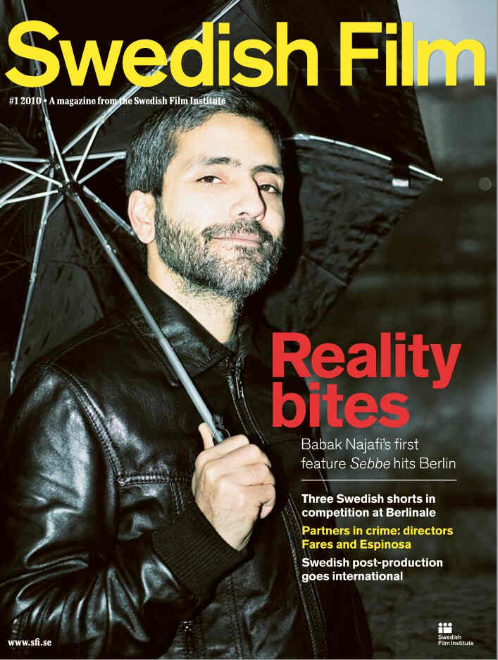 SWEDISH FILM magazine side cover Issue 1  2010