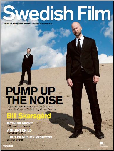 SWEDISH FILM magazine side cover Issue 2  2010