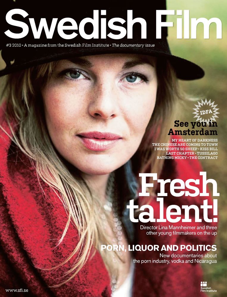SWEDISH FILM magazine side cover Issue 3  2010