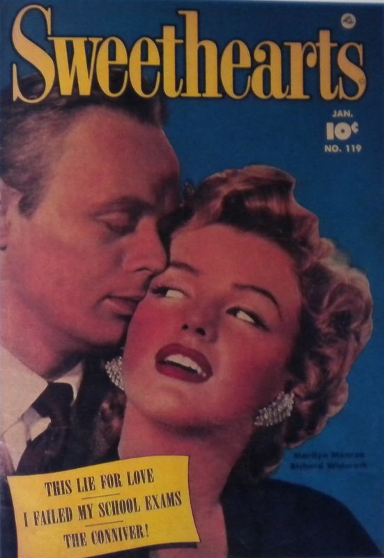 SWEETHEARTS magazine side cover Issue 119 January 1953