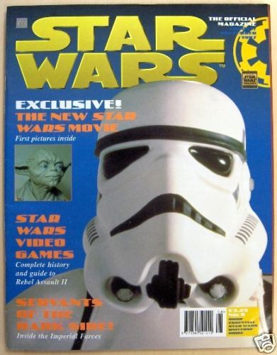 STAR WARS: THE OFFICIAL MAGAZINE magazine side cover Issue 9 August/September 1997