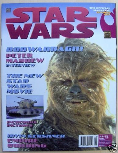 STAR WARS: THE OFFICIAL MAGAZINE magazine side cover Issue 11 December 1997/January 1998 