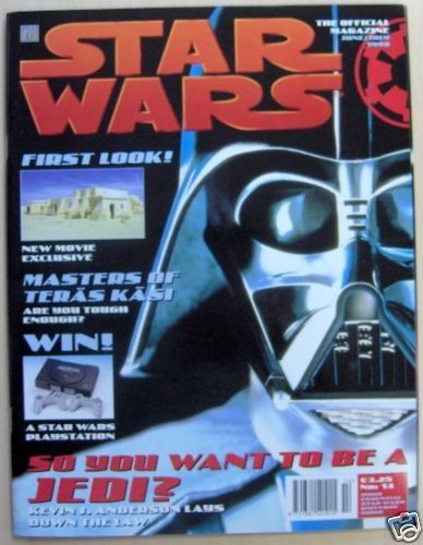 STAR WARS: THE OFFICIAL MAGAZINE magazine side cover Issue 14 June/July 1998