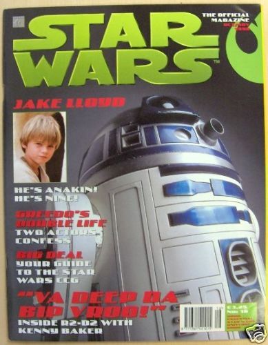 STAR WARS: THE OFFICIAL MAGAZINE magazine side cover Issue 16 October/November 1998