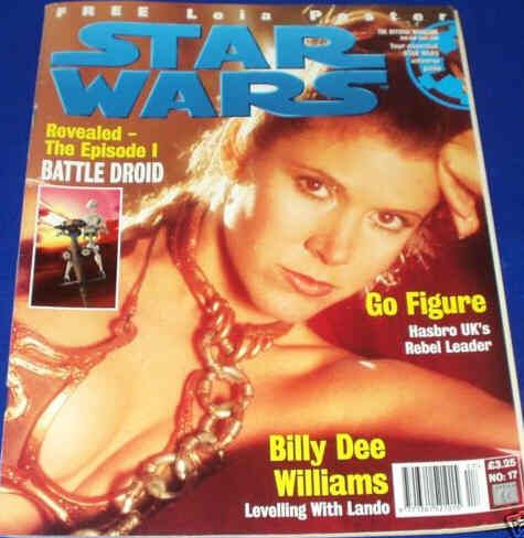 STAR WARS: THE OFFICIAL MAGAZINE magazine side cover Issue 17 December 1998/January 1999 