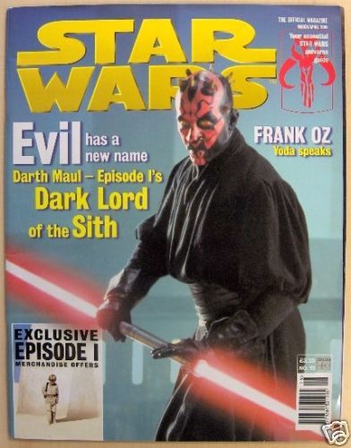 STAR WARS: THE OFFICIAL MAGAZINE magazine side cover Issue 19 March/April 1999