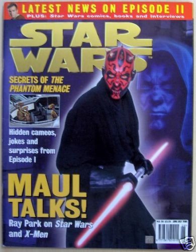STAR WARS: THE OFFICIAL MAGAZINE magazine side cover Issue 26 June/July 2000