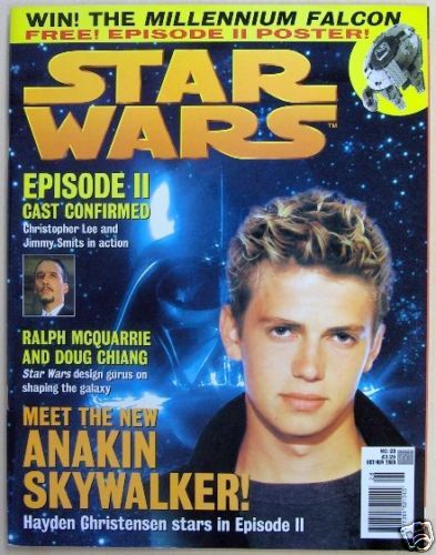 STAR WARS: THE OFFICIAL MAGAZINE magazine side cover Issue 28 October/November 2000