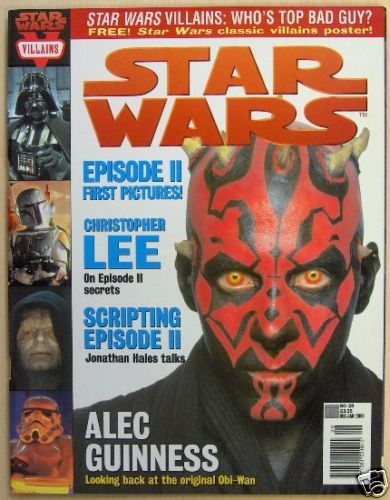 STAR WARS: THE OFFICIAL MAGAZINE magazine side cover Issue 29 December 2000