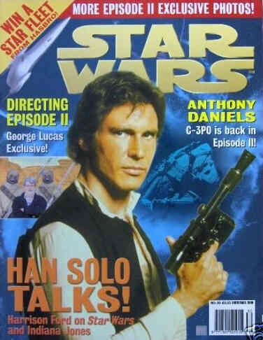 STAR WARS: THE OFFICIAL MAGAZINE magazine side cover Issue 30 Christmas 2000