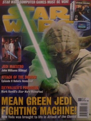 STAR WARS: THE OFFICIAL MAGAZINE magazine side cover Issue 40 September/October 2002