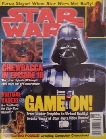 STAR WARS: THE OFFICIAL MAGAZINE magazine side cover Issue 45 July/August 2003