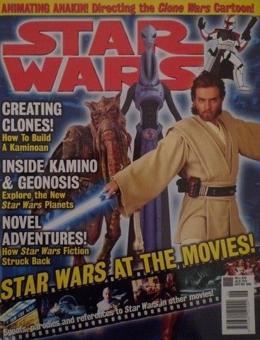 STAR WARS: THE OFFICIAL MAGAZINE magazine side cover Issue 46 September/October 2003