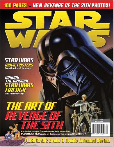 STAR WARS: THE OFFICIAL MAGAZINE magazine side cover Issue 53 November/December 2004