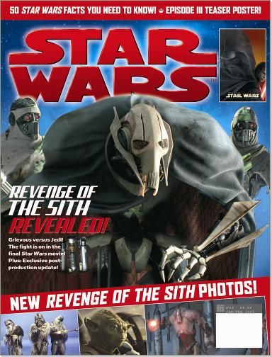 STAR WARS: THE OFFICIAL MAGAZINE magazine side cover Issue 54 January/February 2005