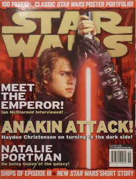 STAR WARS: THE OFFICIAL MAGAZINE magazine side cover Issue 59 September/October 2005