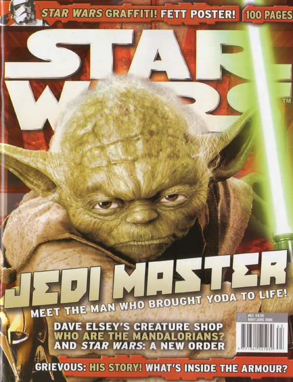 STAR WARS: THE OFFICIAL MAGAZINE magazine side cover Issue 63 May/June 2006