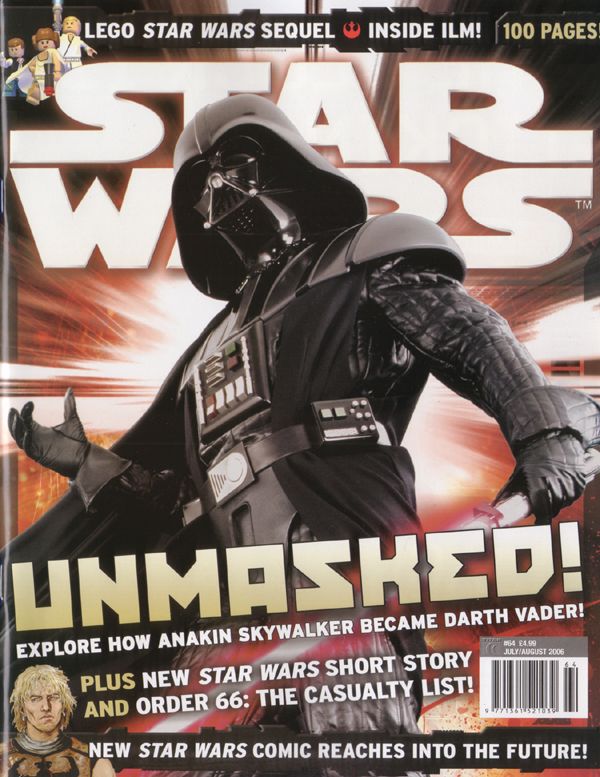STAR WARS: THE OFFICIAL MAGAZINE magazine side cover Issue 64 July/August 2006