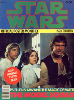 STAR WARS OFFICIAL POSTER MONTHLY magazine side cover Issue 13 October 1978