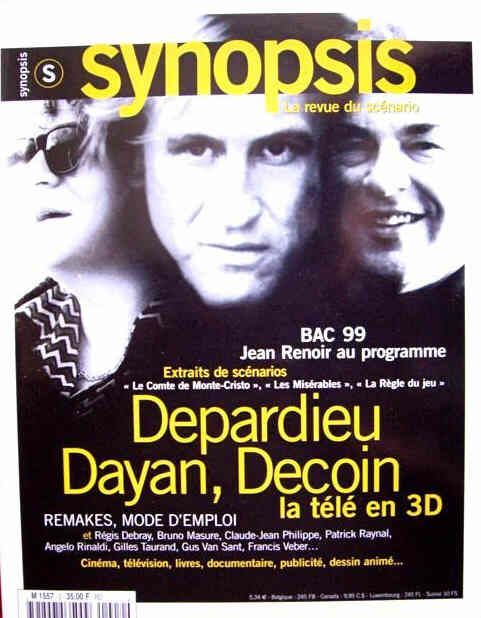 SYNOPSIS magazine side cover Issue 2  1999