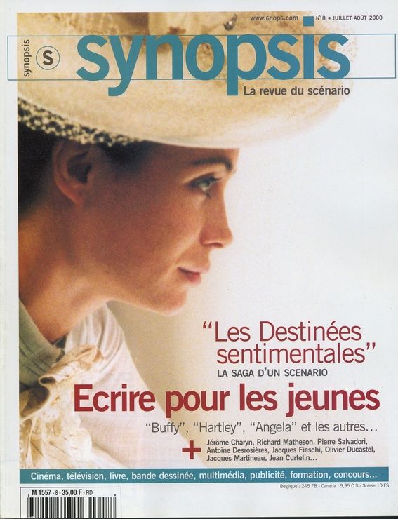 SYNOPSIS magazine side cover Issue 8  2000
