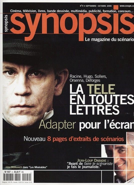 SYNOPSIS magazine side cover Issue 9 September/October 2000