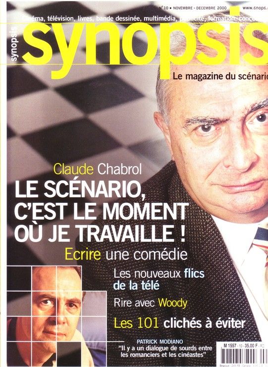SYNOPSIS magazine side cover Issue 10 November/December 2000